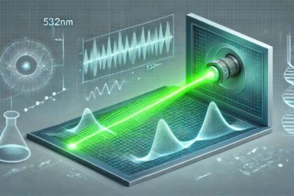 what is the frequency of electromagnetic radiation with wavelenght 532nm